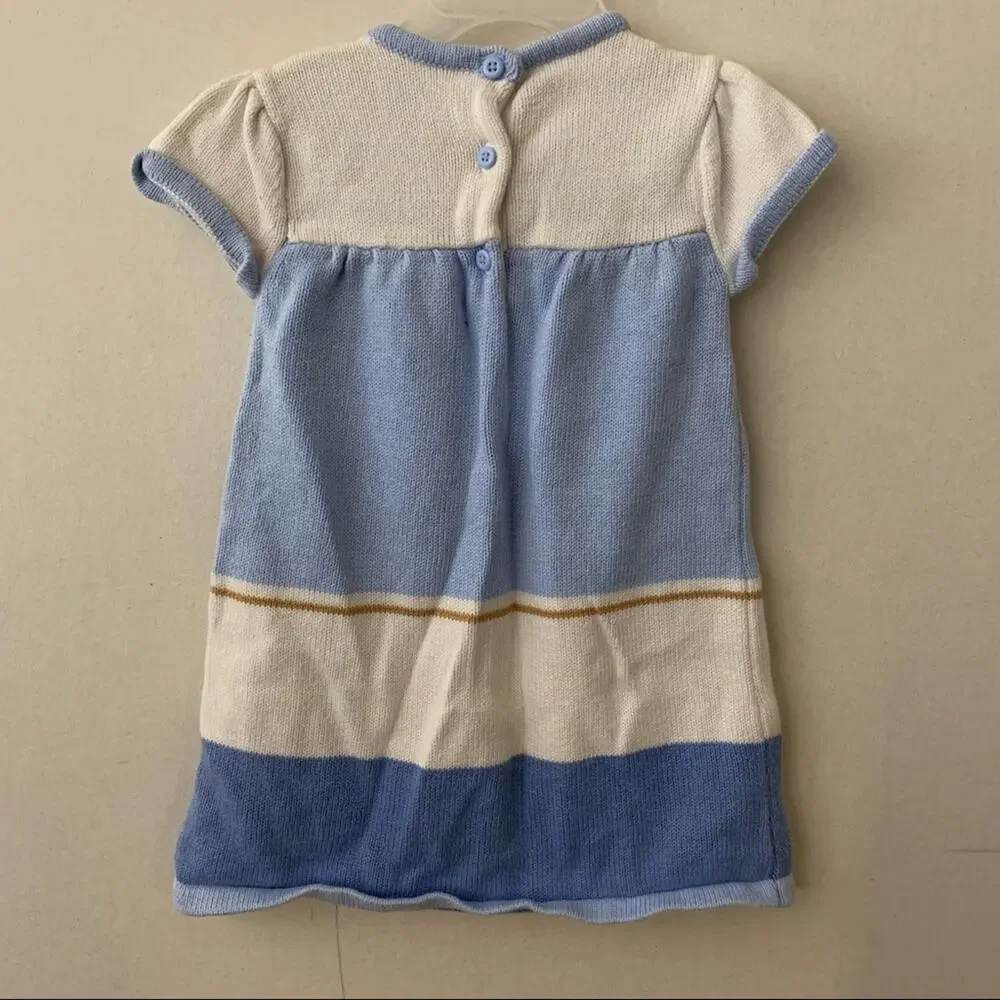 Gymboree Toddler Girl Striped Cap Sleeve Sweater Dress